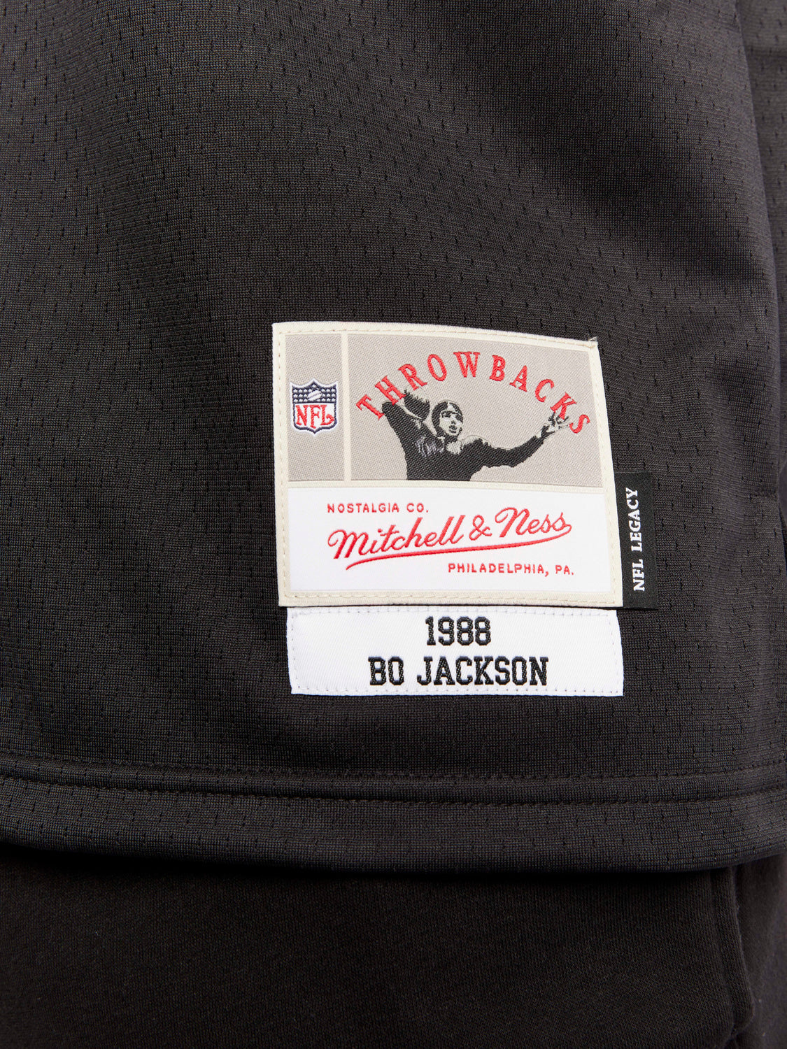 MNA-W18 (Legends jersey raiders #34 BO JACKSON 88 home black MNLR18035) 22299130 MITCHELL AND NESS