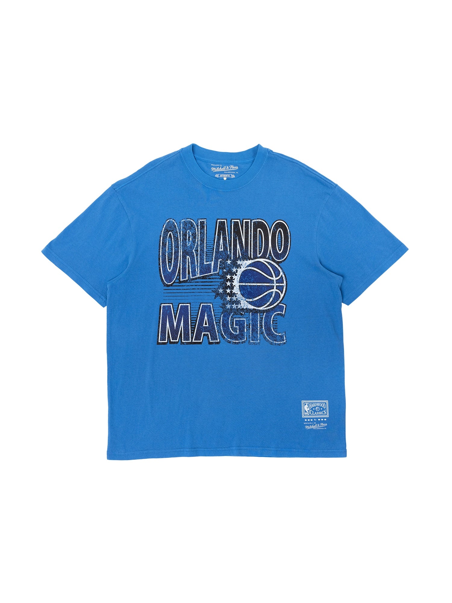 MNA-R19 (Incline stack tee magc faded royal) 32293478 MITCHELL AND NESS