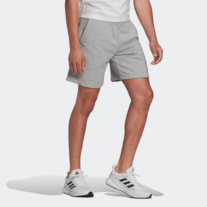 AA-T13 (Adidas mens futures icon 3 bar shorts medium heather grey/black) 22293070 ADIDAS