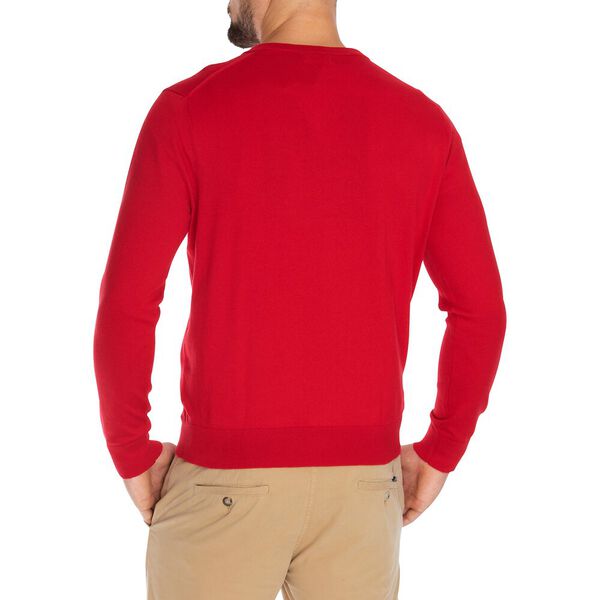 NTA-R1 (Big & tall navtech j-class v-neck sweater nautica red) 92196520 NAUTICA