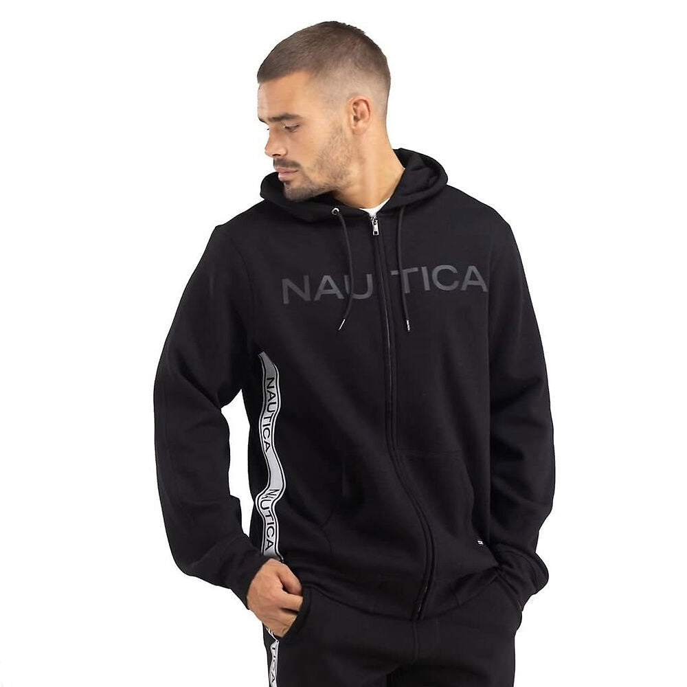 NTA-K7 (Nautica jonah big and tall full zip hoodie black) 72398259