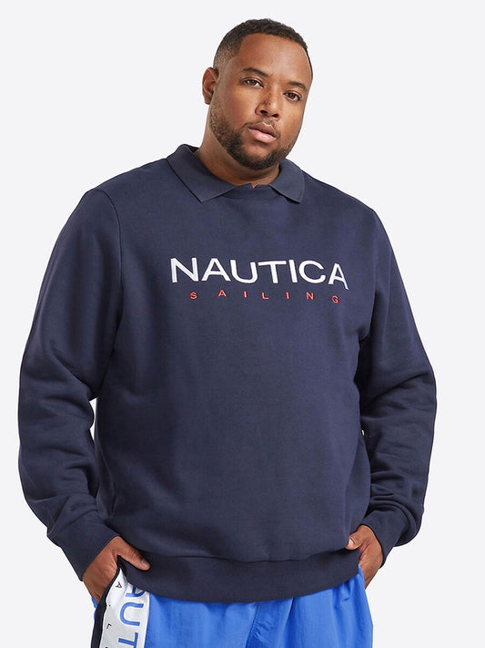 NTA-X6 (Nautica otto big & tall sweatshirt dark navy) 42397824