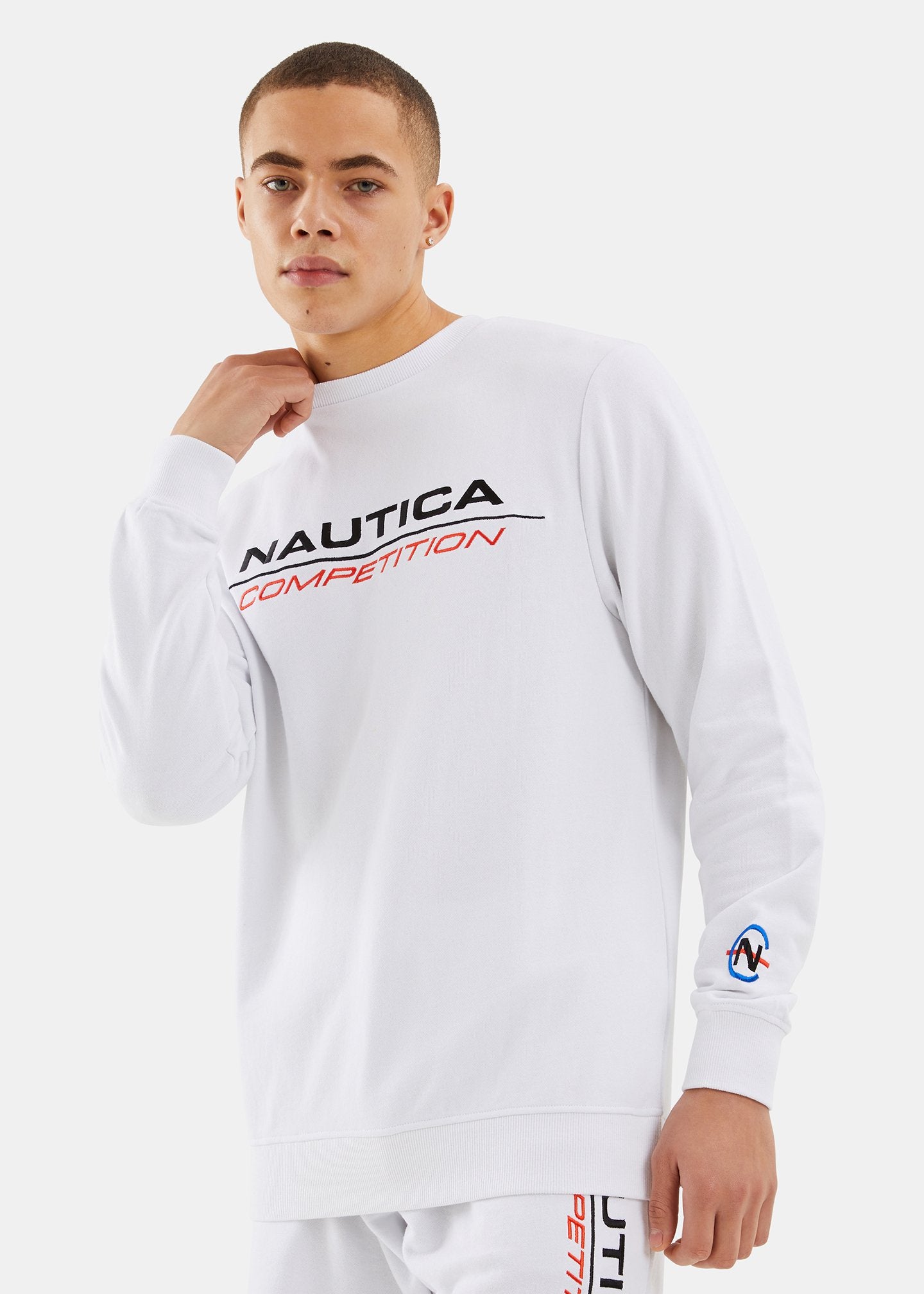 NTA-G (Collier crew swaetshirt white) 92196954 NAUTICA