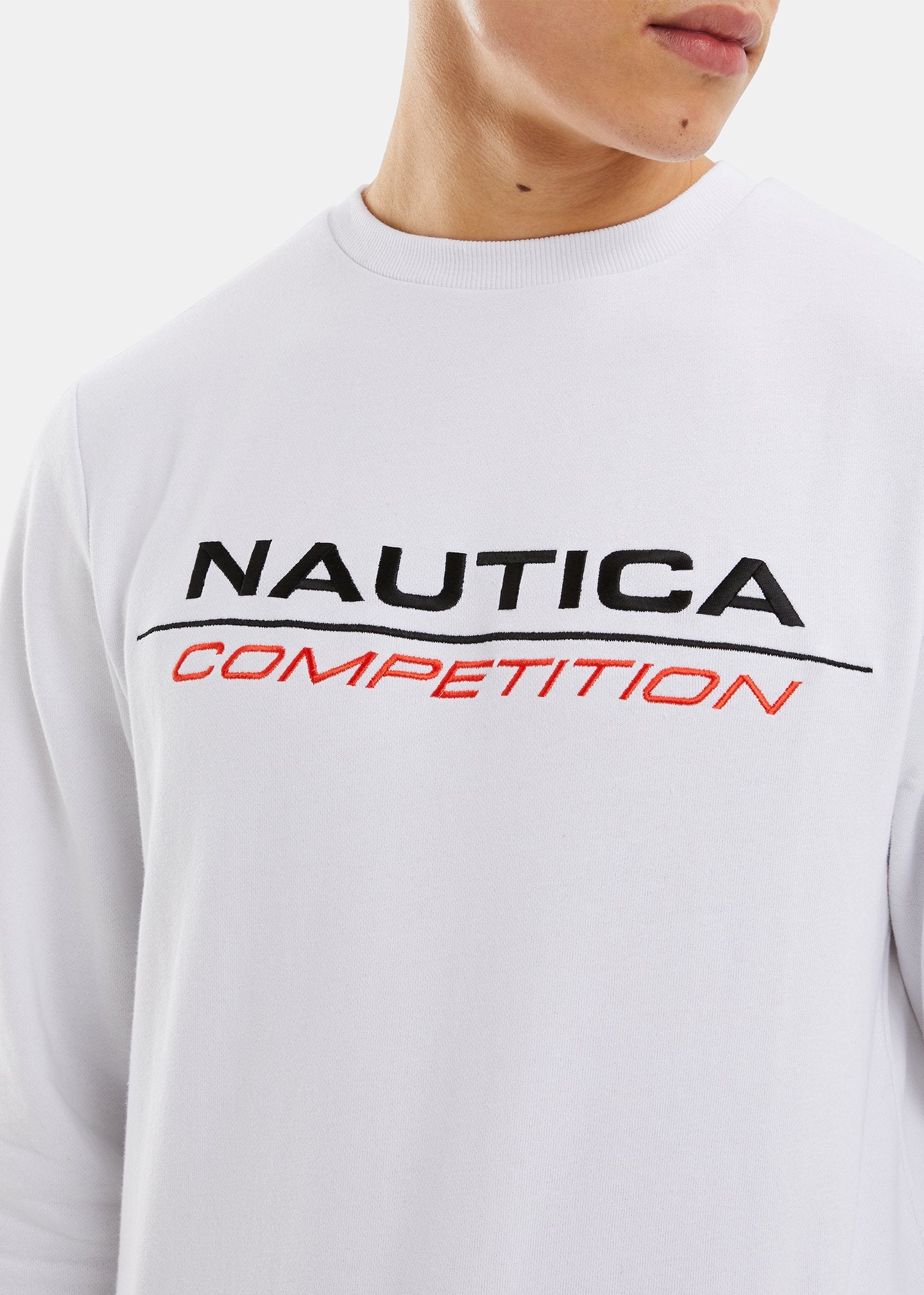 NTA-G (Collier crew swaetshirt white) 92196954 NAUTICA