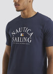 NTA-J7 (Nautica salerno t-shirt dark navy) 42393693 NAUTICA