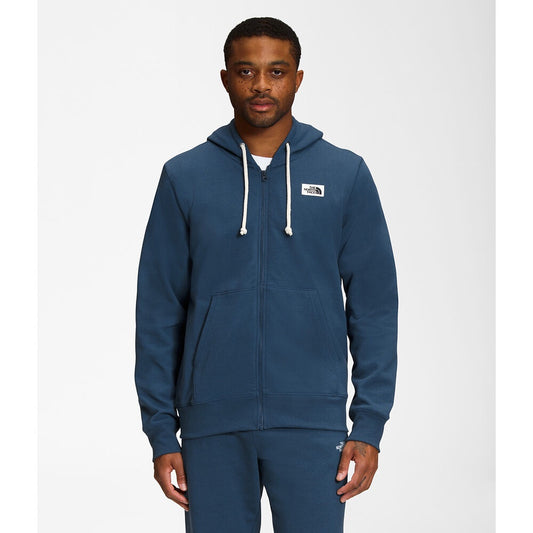 NFA-V2 (The north face heritage patch full zip hoodie shady blue) 92396087