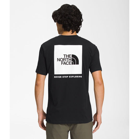 NFA-H3 (The north face mens  short sleeve box nse tee black/white) 112393478