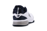 NB-G7 (White/navy 6E width) 32196570 - Otahuhu Shoes