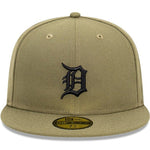 NEC-O33 (5950 Detroit tigers Q122 olive black fitted hats) 1229400 NEW ERA