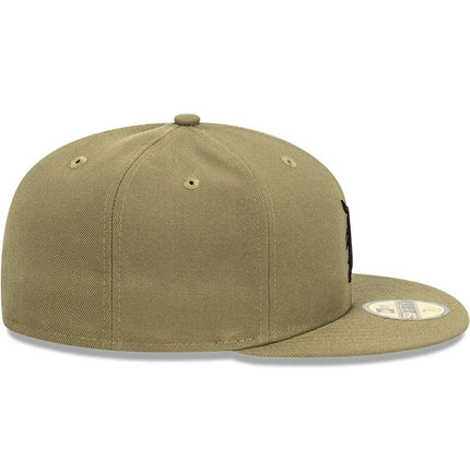 NEC-O33 (5950 Detroit tigers Q122 olive black fitted hats) 1229400 NEW ERA