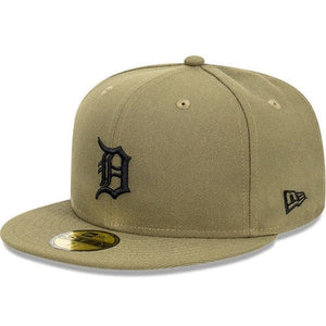 NEC-O33 (5950 Detroit tigers Q122 olive black fitted hats) 1229400 NEW ERA