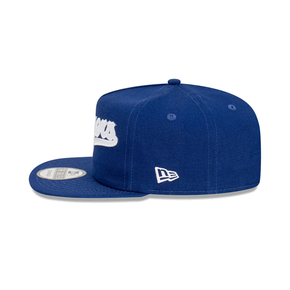 NEC-M42 (Golfer la dodgers script applique snap back hat osfm)  92293250 NEW ERA