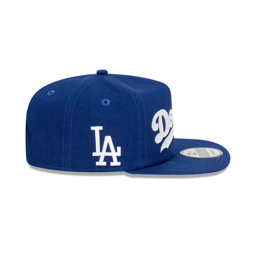 NEC-M42 (Golfer la dodgers script applique snap back hat osfm)  92293250 NEW ERA