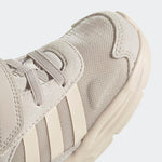 A-R64 (Adidas Ozelle running lifestyle elastic lace shoes aluminum/wonder white/grey) 102294605 ADIDAS