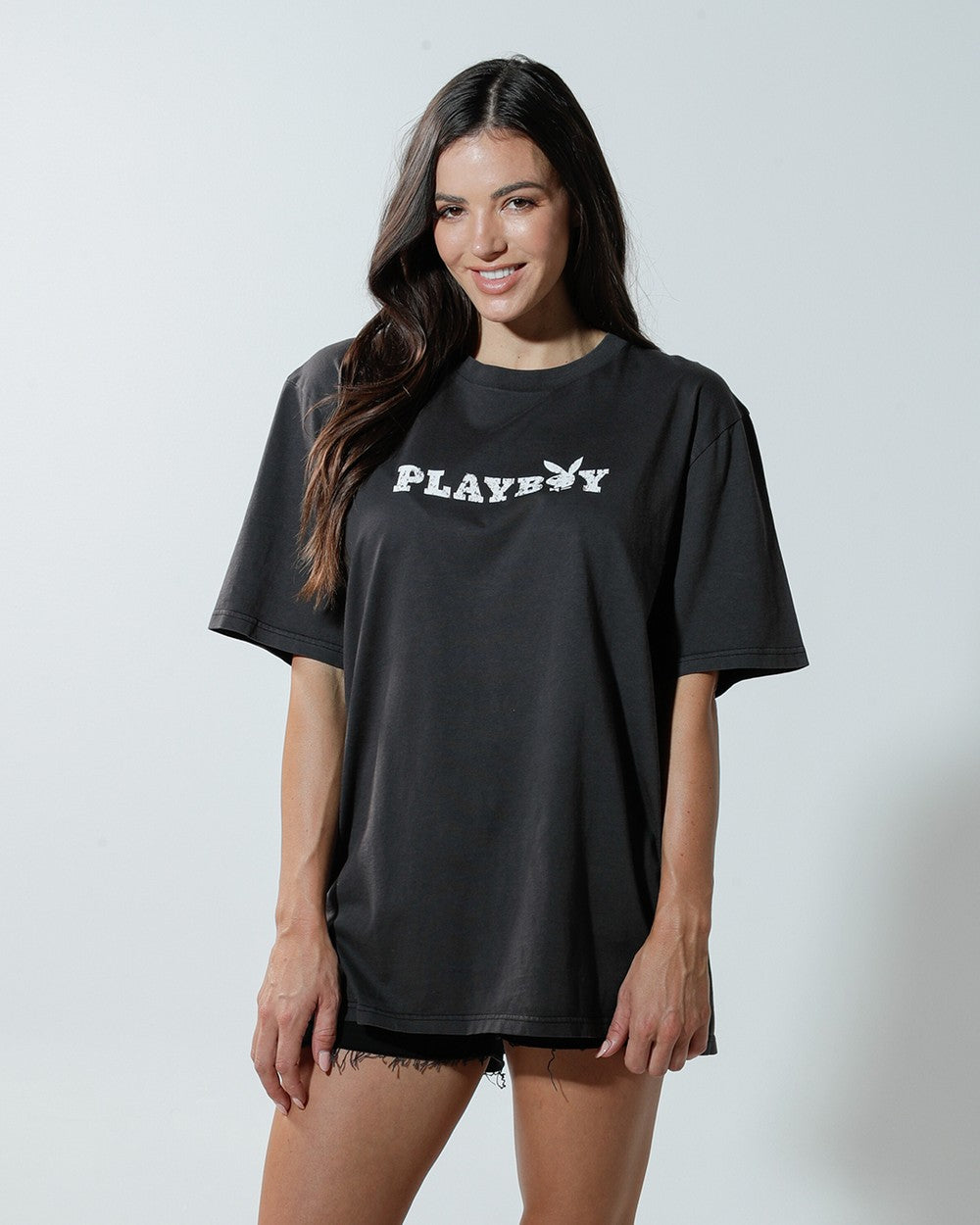 PBA-E (Bunny O original fit short sleeve tee black) 122193475 PLAY BOY