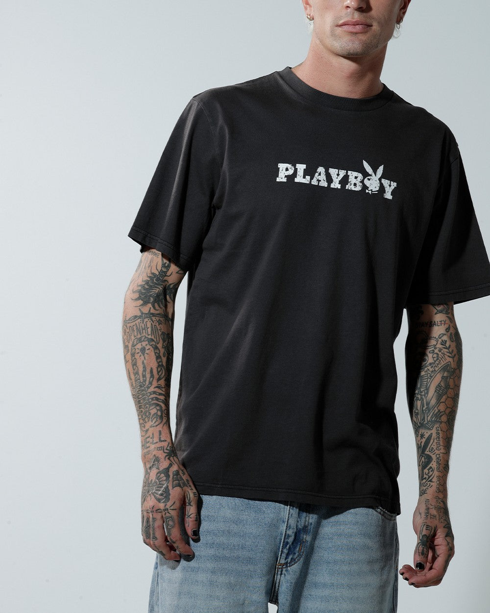 PBA-E (Bunny O original fit short sleeve tee black) 122193475 PLAY BOY