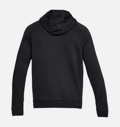 UAA-R1 (Mens rival fleece po hoody blaxk/black) 22093339 - Otahuhu Shoes