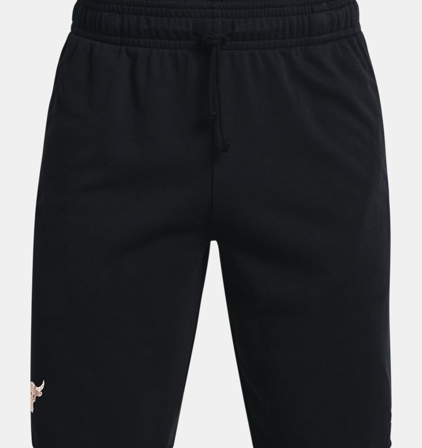 UAA-J8 (Under armour mens project rock terry shorts black/onyx white) 102293913 UNDER ARMOUR