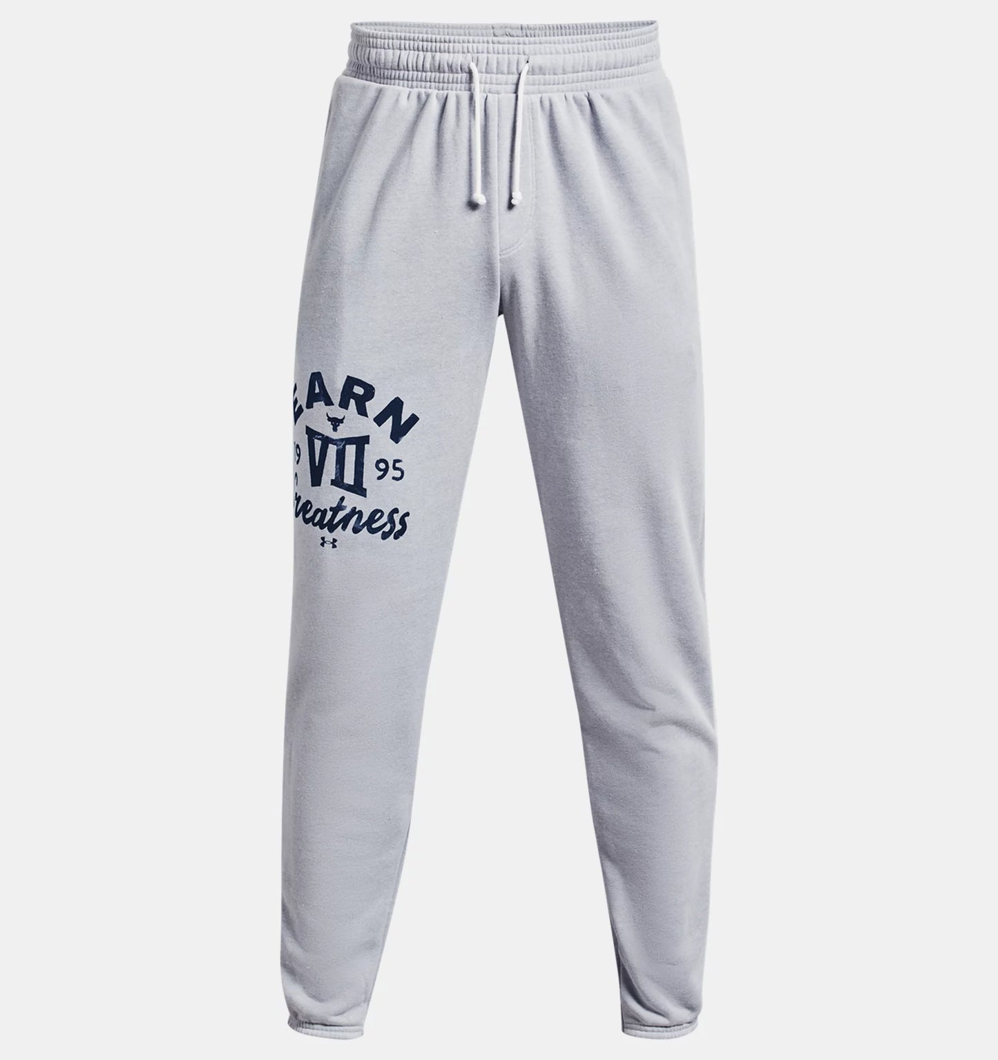 UAA-A8 (Mens project rock heavyweight terry pant mod gray/medium heather/academy) 72295217 UNDER ARMOUR