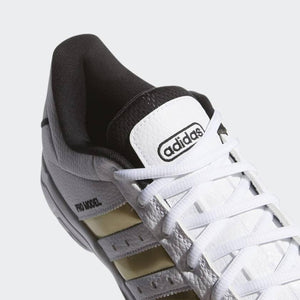 A-C61 (Pro model 2g low cloud white/mettalic gold/black) 72199210 - Otahuhu Shoes