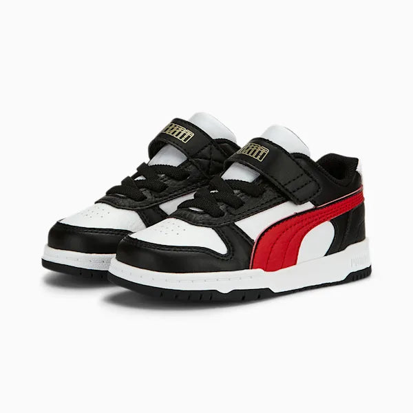 P-M43 (Puma rebound game low infant white/red/black) 32293750 PUMA