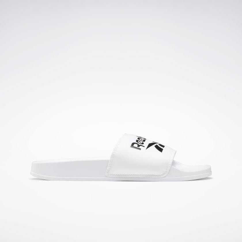 R-J12 (Reebok classic slide white/black) 32192560 - Otahuhu Shoes