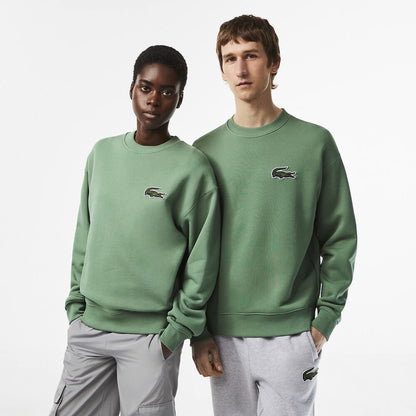 LCA-N17 (Lacoste originals unisex loose fit crocodile badge sweatshirt ash tree) 723911522 LACOSTE