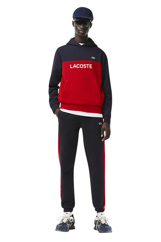 LCA-S16 (Lacoste colour block logo hoodie abysm) 623910870