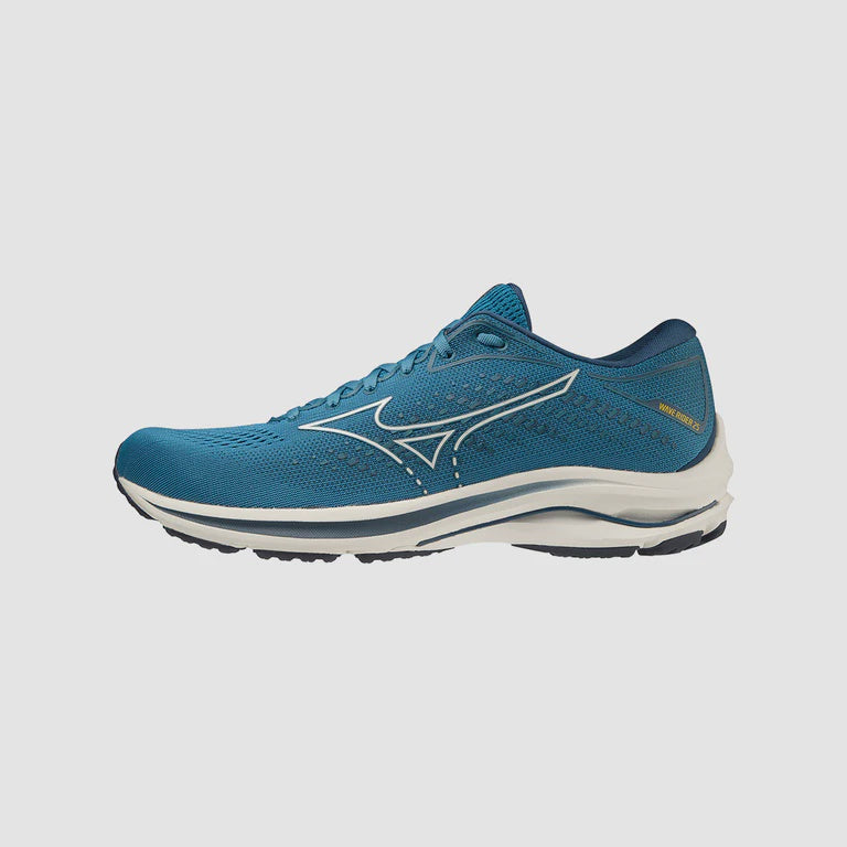 M-E (Mizuno wave rider 25 faience/snow white/saffron) 82396500 MIZUNO