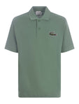 LCA-C17 (Lacoste essentials loose fit polo green piqu) 72399565 LACOSTE