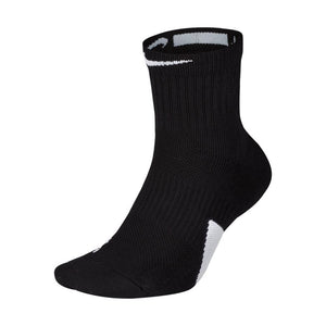 NA-O37 (U nike elite ankle socks black/white) 5229767 NIKE