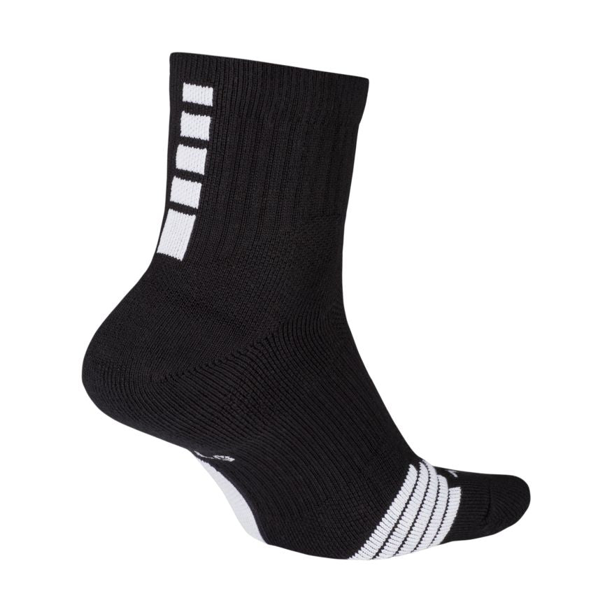 NA-O37 (U nike elite ankle socks black/white) 5229767 NIKE
