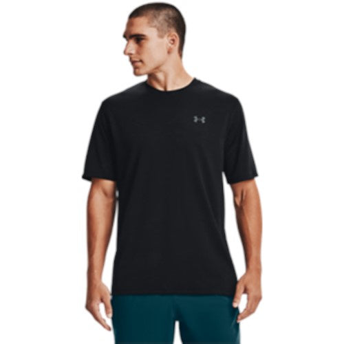 UAA-B5 (Mens training vent camo short sleeve tee black/pitch gray 1361503-001) 122192608 UNDER ARMOUR