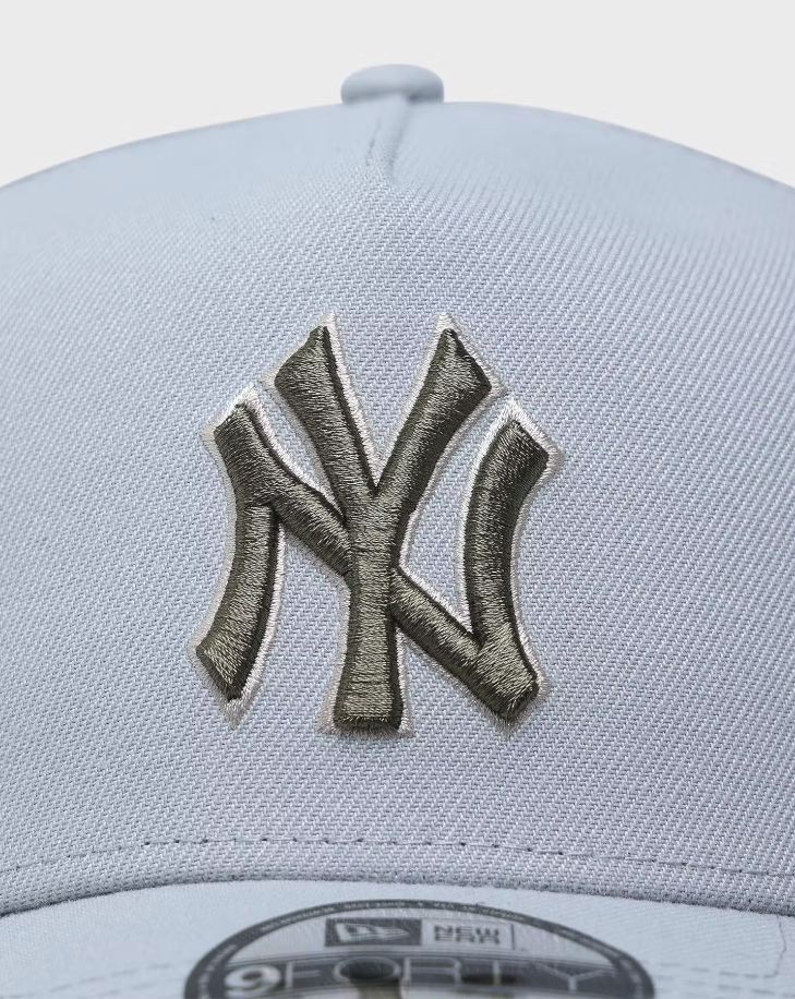 NEC-O32 (940AF New york yankees Q421 med silver olive stn osfm) 122192450 NEW ERA