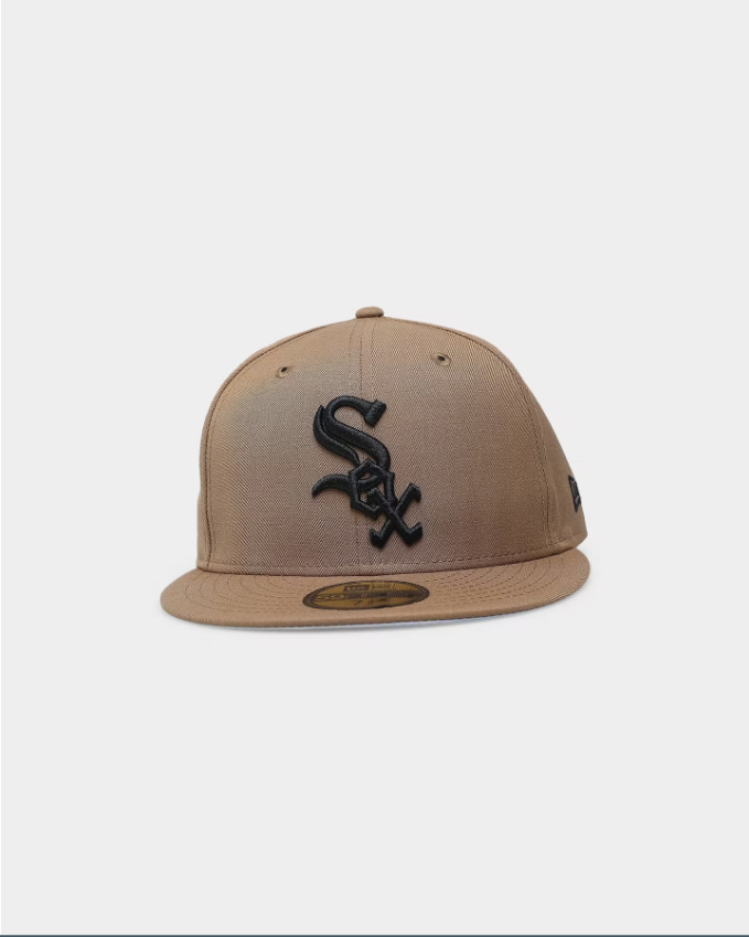 NEC-T32 (5950 Chicago white sox Q421 wheat black fitted hat) 122194000 NEW ERA