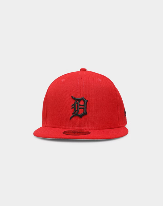 NEC-E33 (5950 Detroit tigers Q421 scarlet black fitted hats) 122194000 NEW ERA