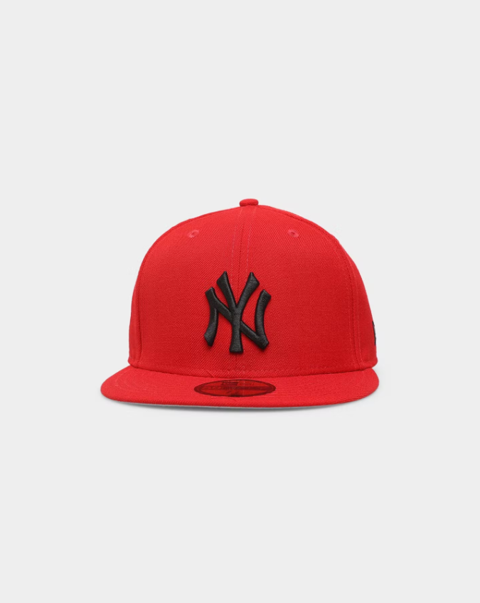 NEC-G33 (5950 New york yankees Q421 scarlet black fitted hats) 12294000 NEW ERA