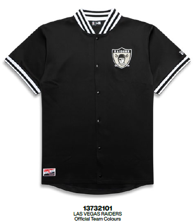 NEA-K7 (New era oakland raiders button up tee) 102396000