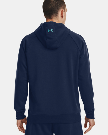 UAA-S5 (Mens project rock heavyweight terry hoodie academy blue/mississippi) 32296087