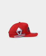 MNA-E19 (XL Short hook classic bulls hat scarlet red) 22292826 MITCHELL AND NESS