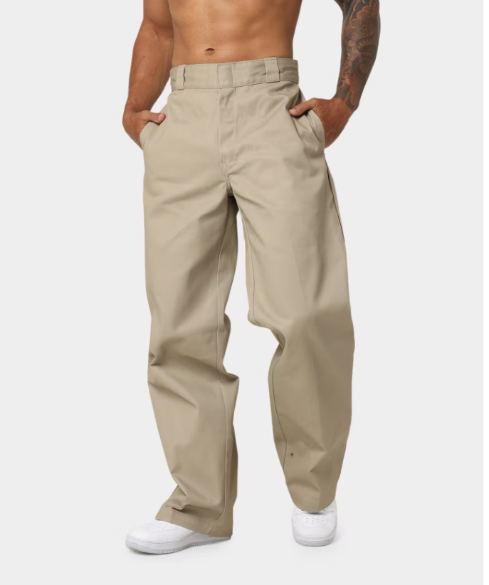 D-J4 (Super baggy loose fit pants khaki) 52294345 DICKIES