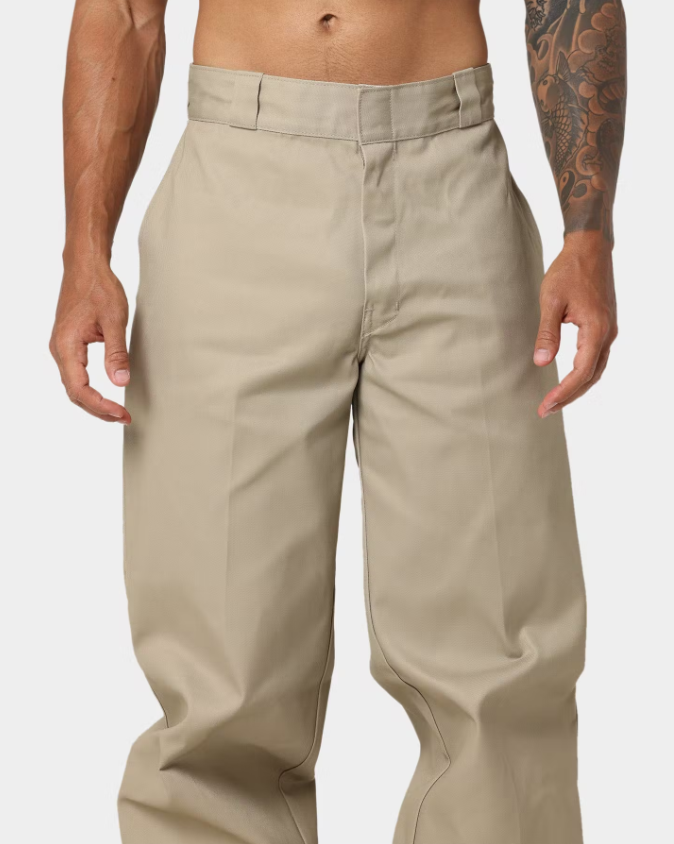 D-J4 (Super baggy loose fit pants khaki) 52294345 DICKIES