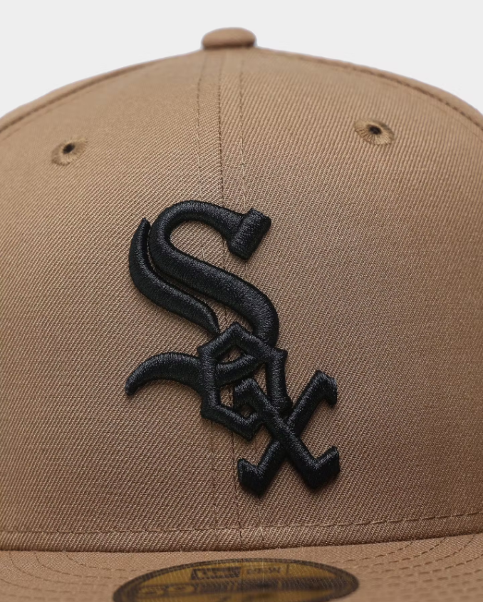 NEC-T32 (5950 Chicago white sox Q421 wheat black fitted hat) 122194000 NEW ERA