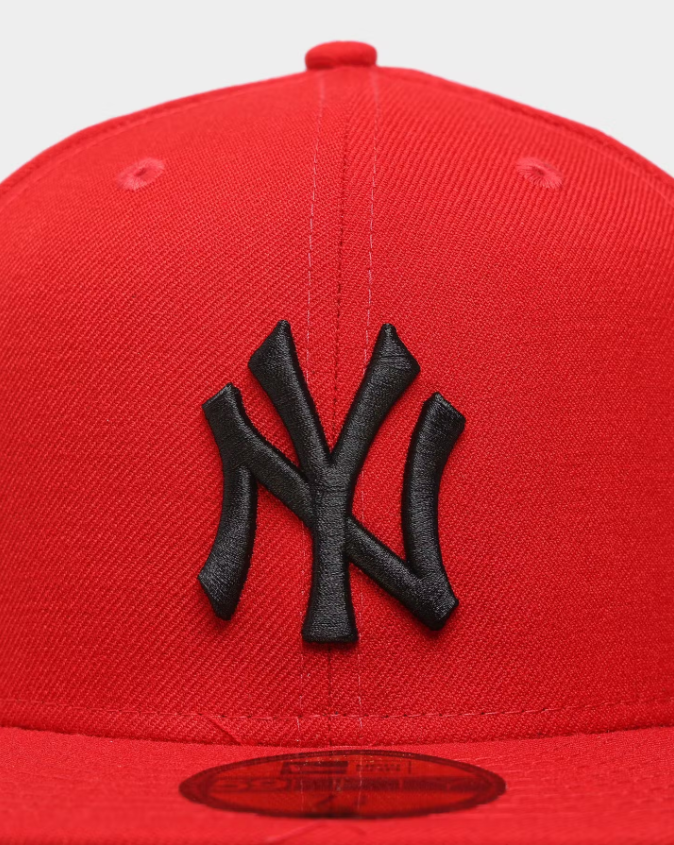 NEC-G33 (5950 New york yankees Q421 scarlet black fitted hats) 12294000 NEW ERA