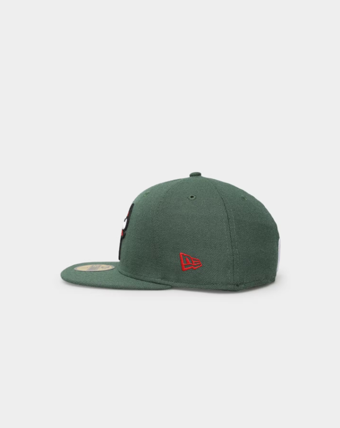 NEC-N38 (5950 Chicago bulls Q222 rifle green otc fitted hat) 62294000 NEW ERA