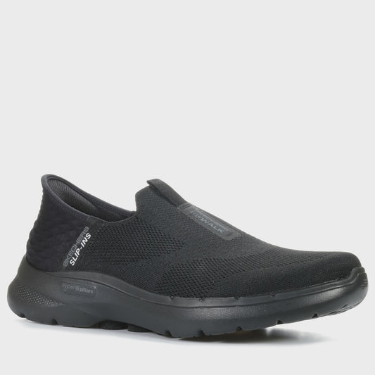 S-K11 (Skechers go walk 6 - easy on wide black/black) 52398873 SKECHERS