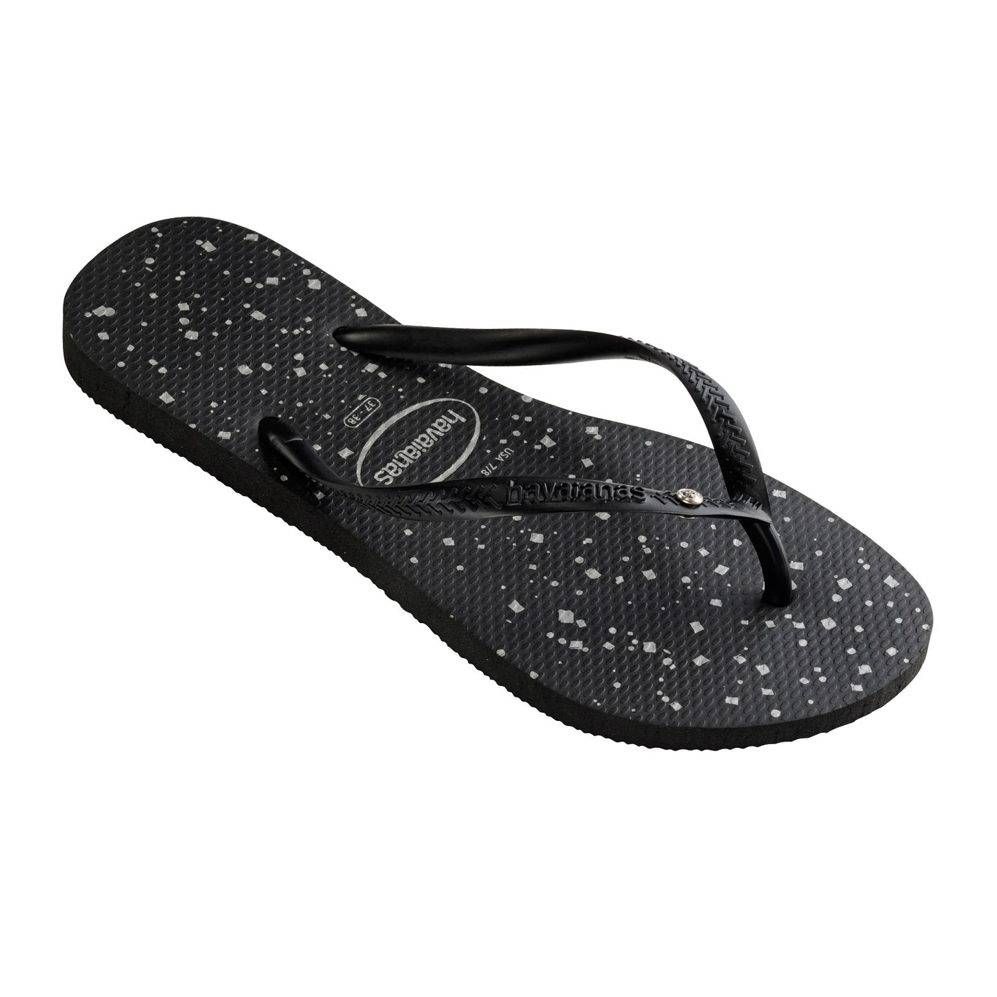 HA-WT5 (SLIM GLITTER COSMIC CRYSTAL 1069 BLK/BLK) 71992350 HAVAIANAS