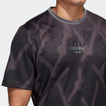 AA-R19 (Adidas streetball allover print graphic tee grey four) 32293325 ADIDAS