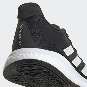 A-H61 (Supernova boost running shoes black/white/halo silver) 72197675 - Otahuhu Shoes