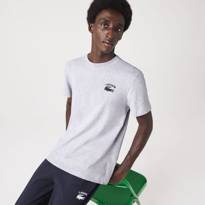 LCA-W15 (Lacoste soft branding t-shirt silver chine) 32294783 LACOSTE